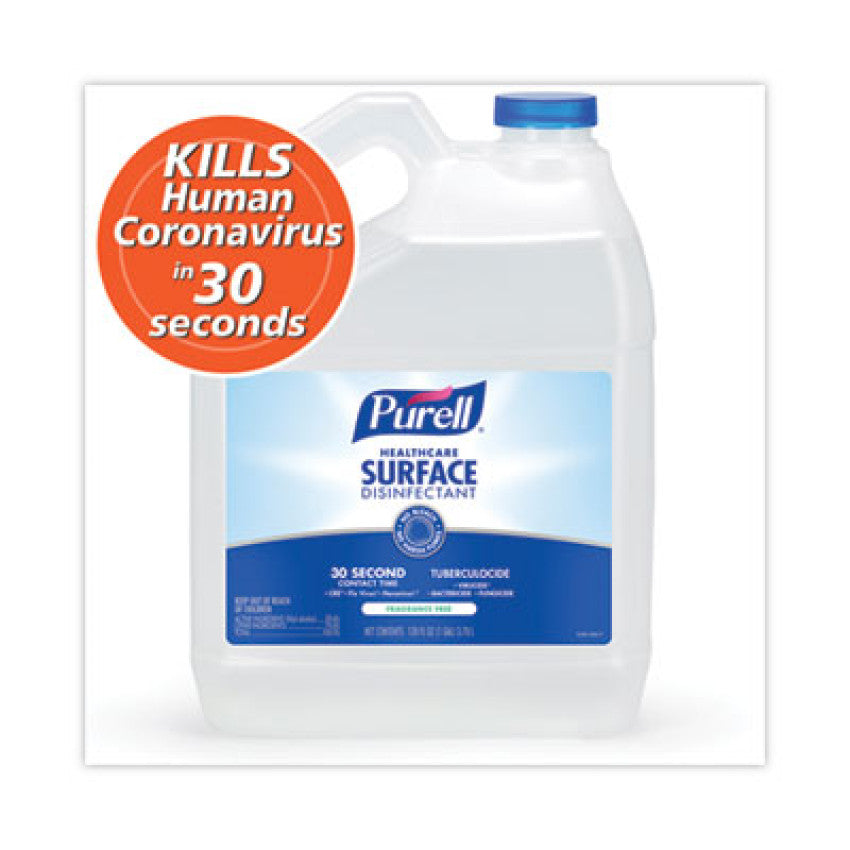 PURELL Healthcare Surface Disinfectant, Fragrance Free, 128 oz Bottle (434004EA)