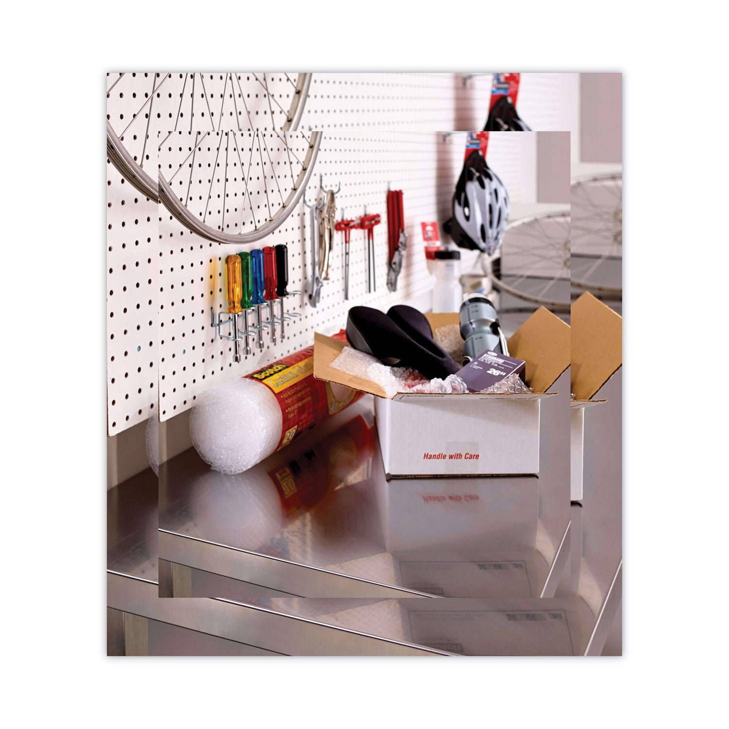 Scotch 3350 General Purpose Packaging Tape, 3" Core, 1.88" x 109 yds, Clear, 6/Pack (3350L6)