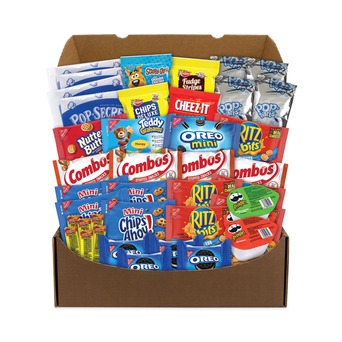 Snack Box Pros Quarantine Snack Box, 42 Assorted Snacks/Box, 5 lb Box (70000085)