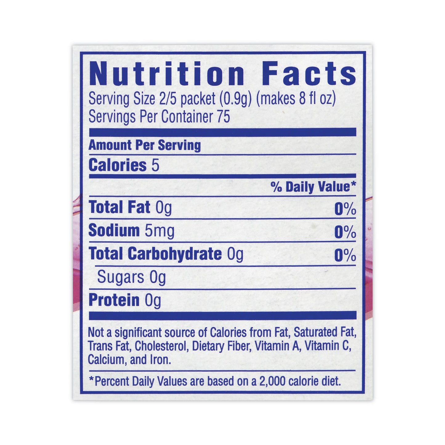 Crystal Light On-The-Go Sugar-Free Drink Mix, Raspberry Ice, 0.08 oz Single-Serving Tube, 30/Pk, 2 Packs/Carton (30700152)