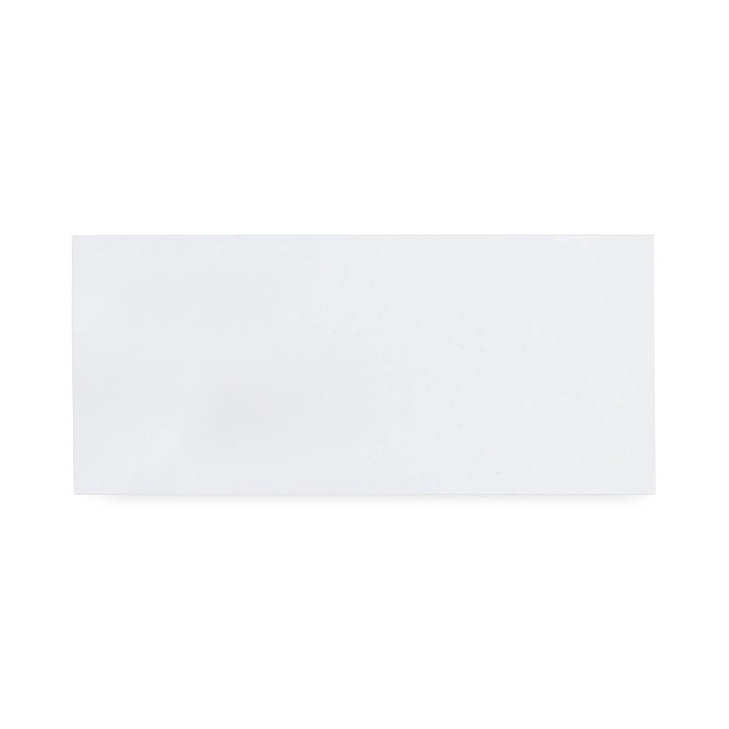 Quality Park Business Envelope, #10, Commercial Flap, Diagonal Seam, Gummed Closure, 24 lb Bond Weight Paper, 4.13 x 9.5, White, 1,000/Box (90020B)