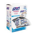 PURELL Advanced Hand Sanitizer Single Use, Gel, 1.2 mL, Packet, Fragrance-Free, 125/Box (9630125NSBX)