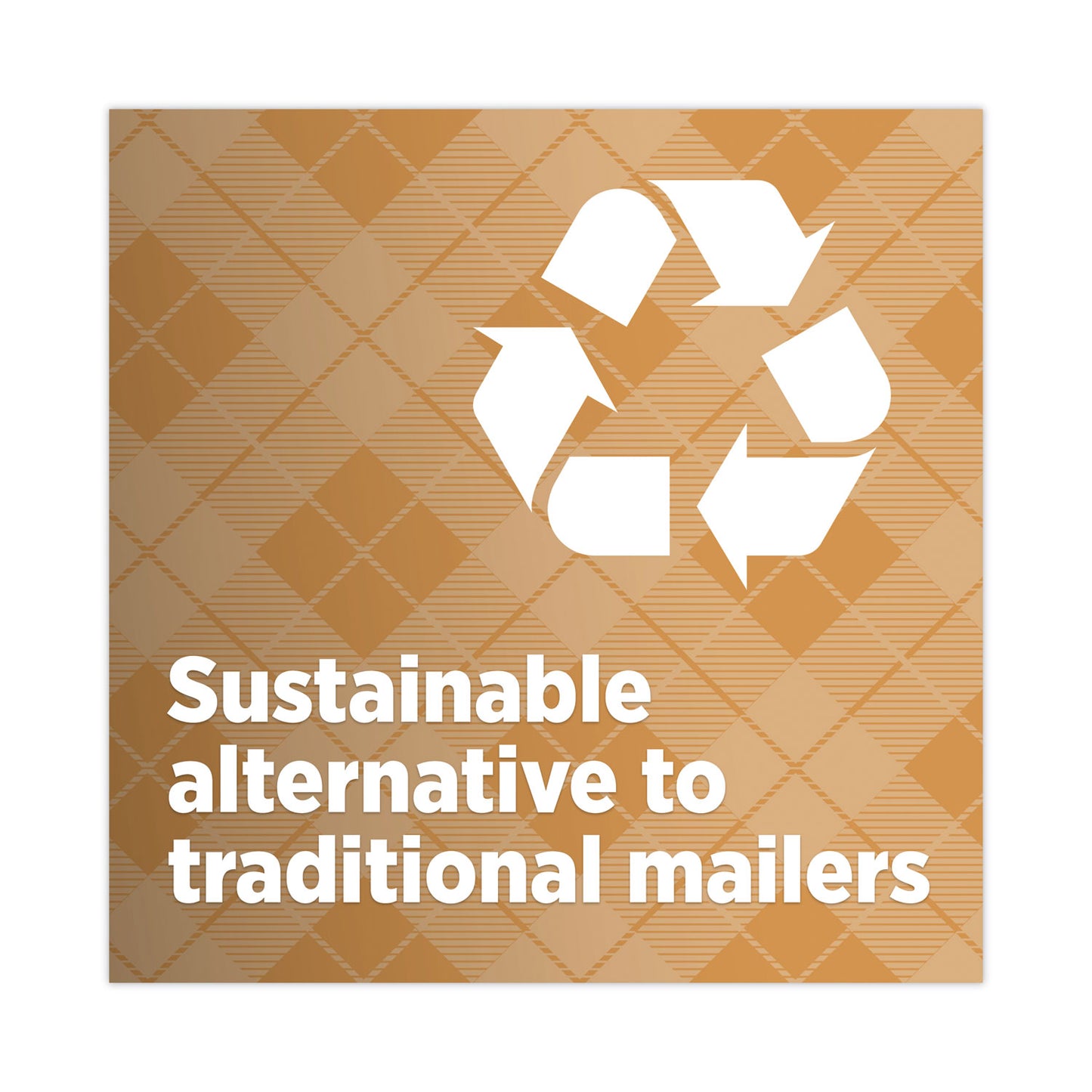 Scotch Curbside Recyclable Padded Mailer, #6, Bubble Cushion, Self-Adhesive Closure, 13.75 x 20, Natural Kraft, 50/Carton (CR61)