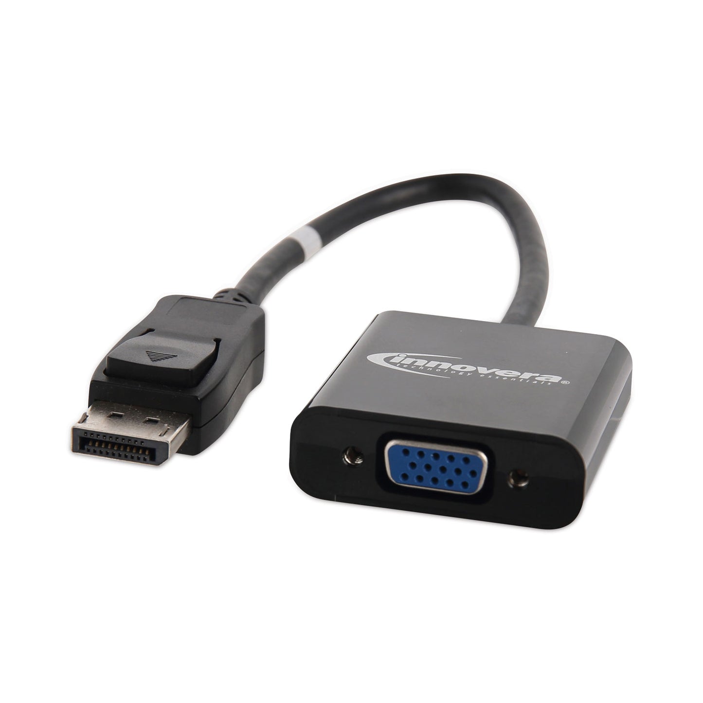 Innovera DisplayPort to VGA Adapter, 0.65 ft, Black (50010)