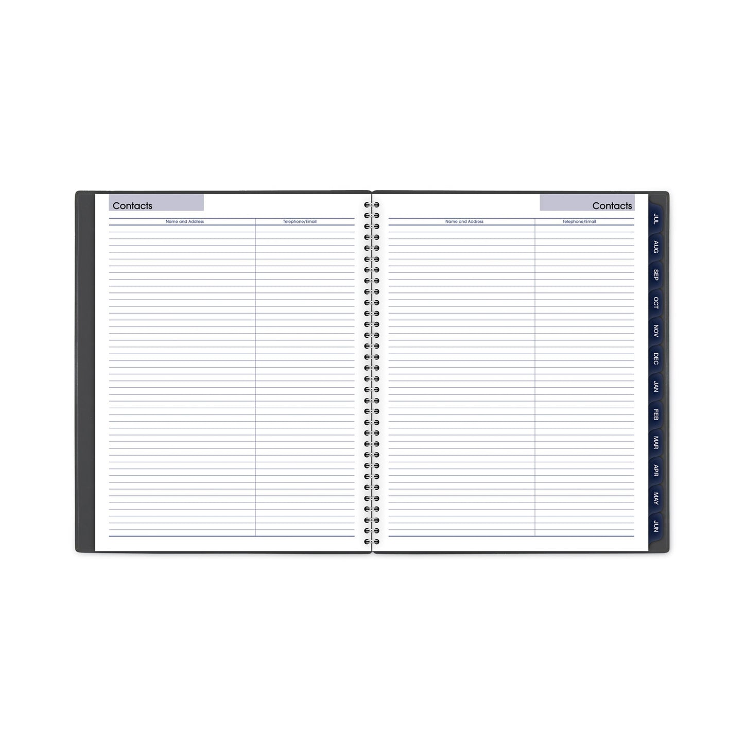 AT-A-GLANCE DayMinder Academic Monthly Desktop Planner, Twin-Wire Binding, 11 x 8.5, Charcoal Cover, 12-Month (July to June): 2024-2025 (AYC47045)