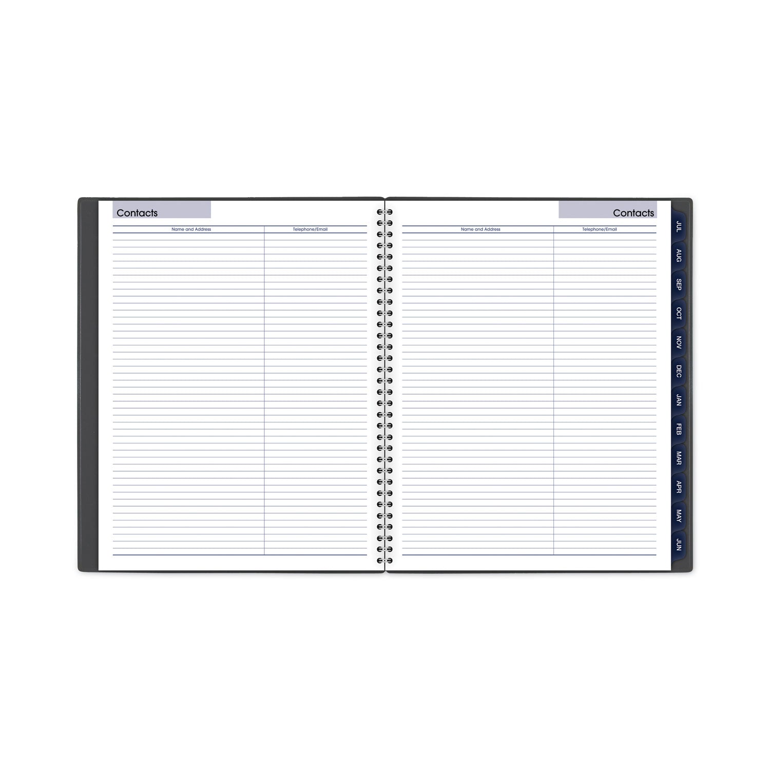 AT-A-GLANCE DayMinder Academic Monthly Desktop Planner, Twin-Wire Binding, 11 x 8.5, Charcoal Cover, 12-Month (July to June): 2024-2025 (AYC47045)