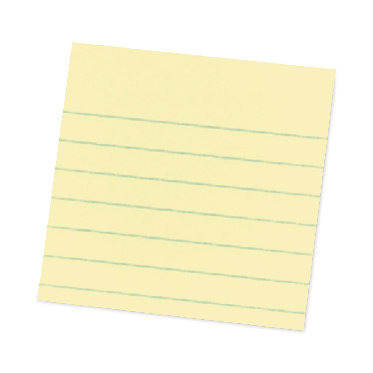 Post-it Pop-up Notes Refill, Note Ruled, 4" x 4", Canary Yellow, 90 Sheets/Pad, 5 Pads/Pack (R440YWSS)