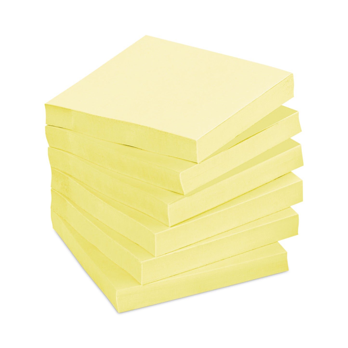 Post-it Original Pads in Canary Yellow, 3" x 3", 100 Sheets/Pad, 12 Pads/Pack (654YW)