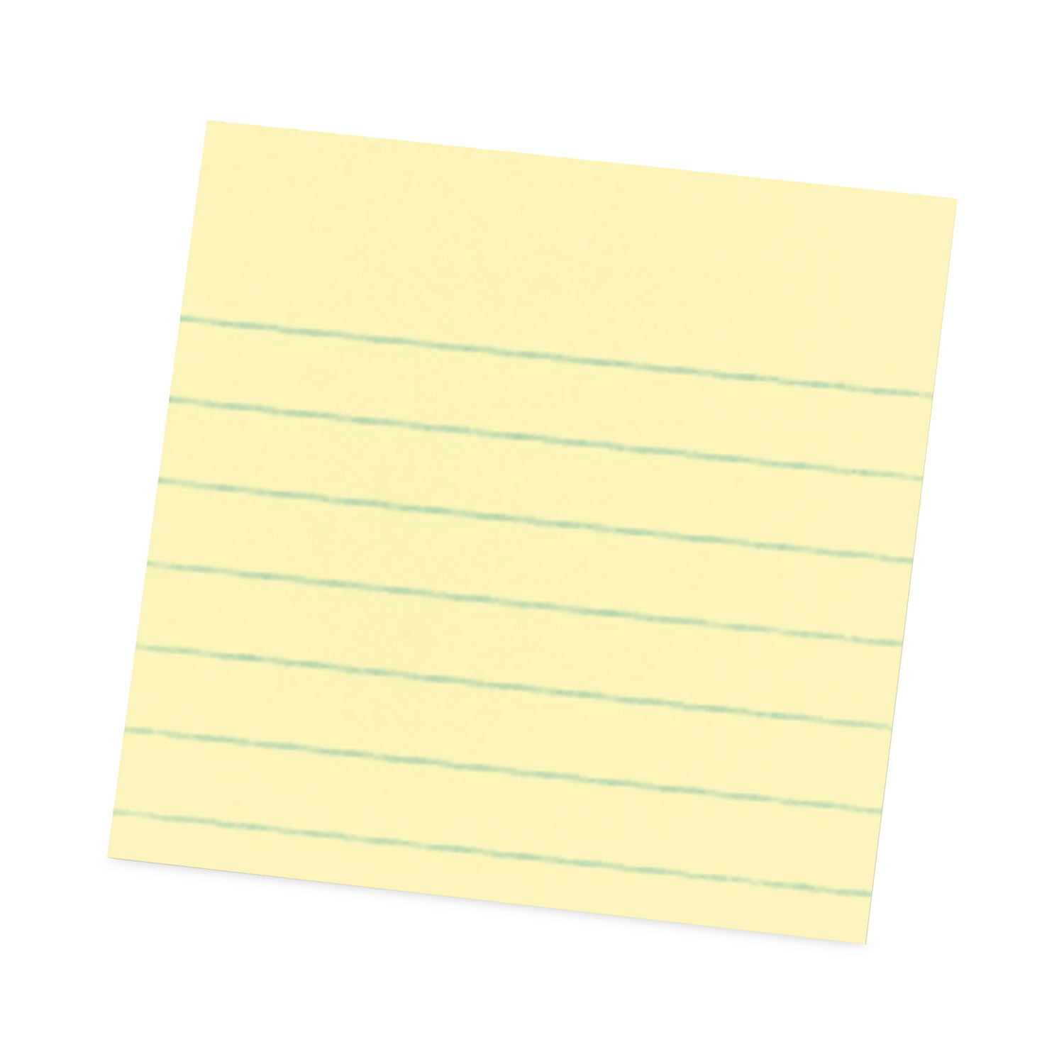 Post-it Pads in Canary Yellow, Cabinet Pack, Note Ruled, 4" x 4", 90 Sheets/Pad, 12 Pads/Pack (67512SSCP)