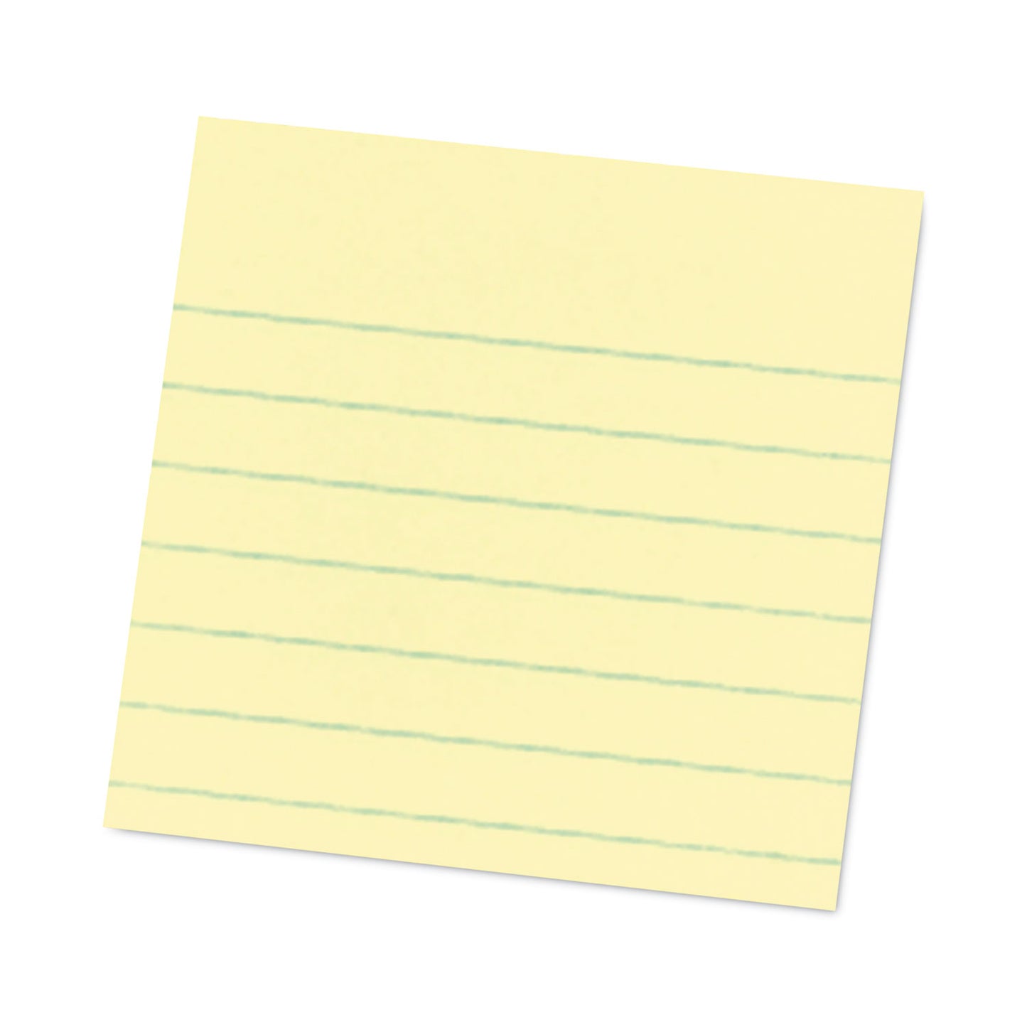 Post-it Pads in Canary Yellow, Note Ruled, 4" x 4", 90 Sheets/Pad, 6 Pads/Pack (6756SSCY)