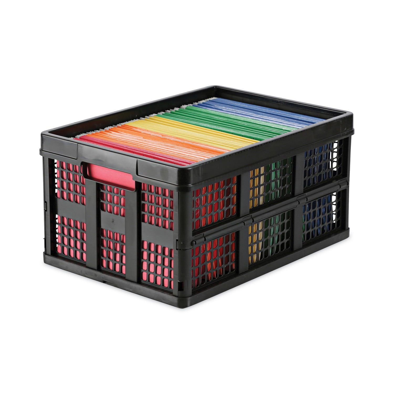 Universal Filing/Storage Tote, Letter Files, 20.13" x 14.63" x 10.75", Black (40015)