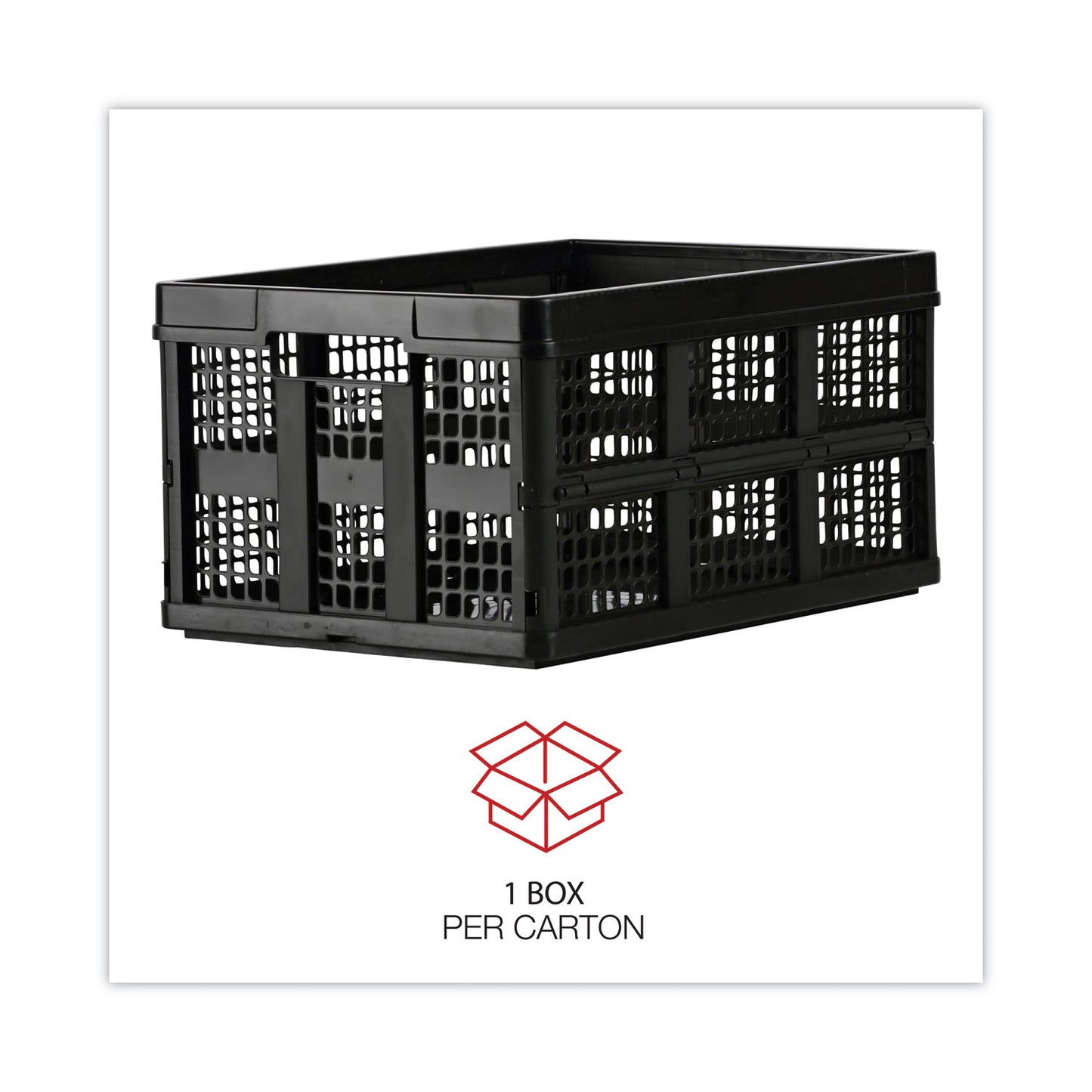 Universal Filing/Storage Tote, Letter Files, 20.13" x 14.63" x 10.75", Black (40015)