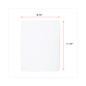 Universal Lap/Learning Dry-Erase Board, Unruled, 11.75 x 8.75, White Surface, 6/Pack (43910)