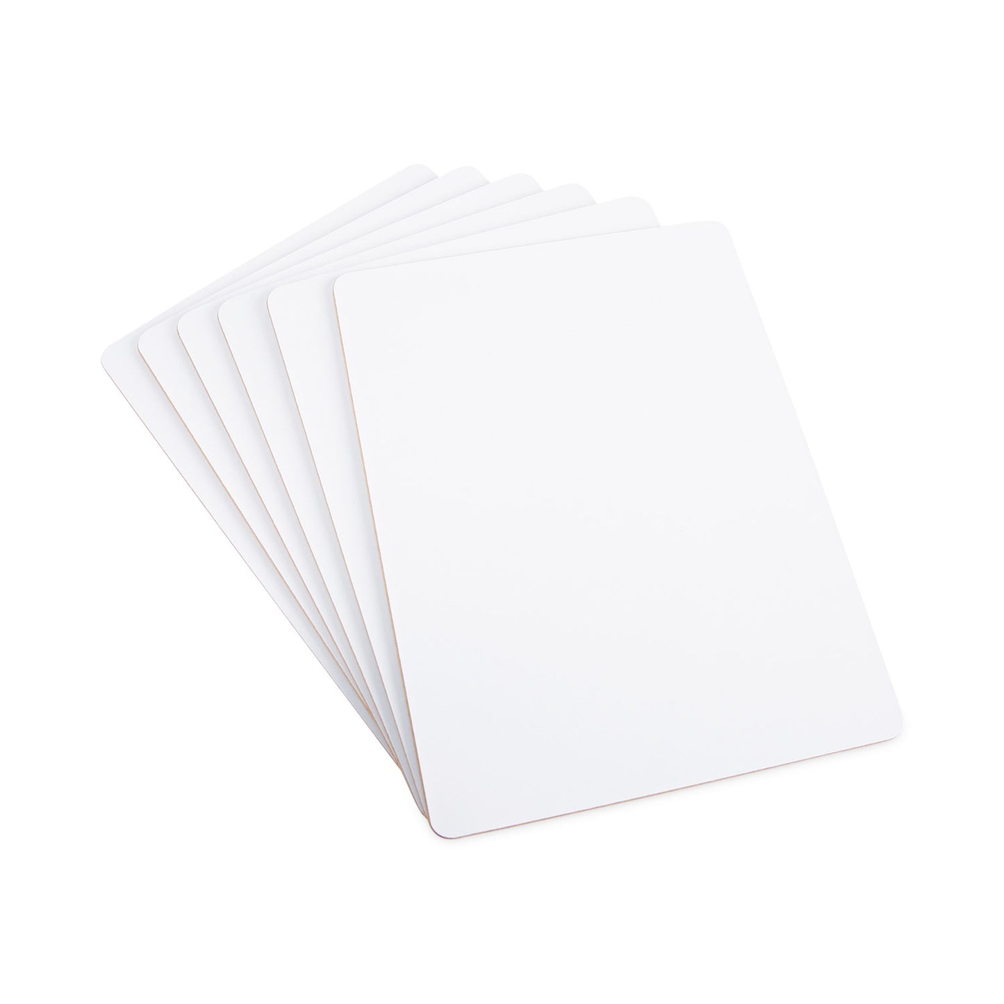 Universal Lap/Learning Dry-Erase Board, Unruled, 11.75 x 8.75, White Surface, 6/Pack (43910)