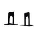 Universal Economy Bookends, Nonskid, 4.75 x 5.25 x 5, Heavy Gauge Steel, Black, 1 Pair (54055)