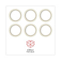 Universal General-Purpose Box Sealing Tape, 3" Core, 1.88" x 60 yds, Clear, 6/Pack (63000)