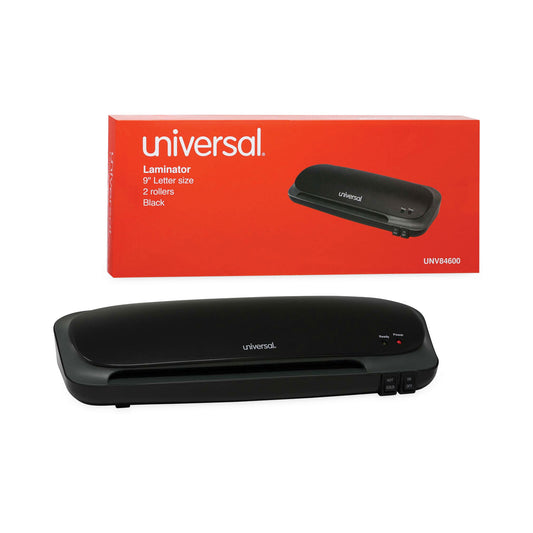 Universal Deluxe Desktop Laminator, Two Rollers, 9" Max Document Width, 5 mil Max Document Thickness (84600)