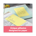 Post-it Original Recycled Note Pads, Note Ruled, 4" x 6", Canary Yellow, 100 Sheets/Pad, 12 Pads/Pack (660RPYW)