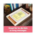 Post-it Original Recycled Note Pads, Note Ruled, 4" x 6", Canary Yellow, 100 Sheets/Pad, 12 Pads/Pack (660RPYW)