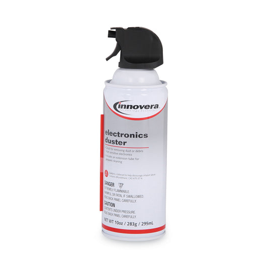 Innovera Compressed Air Duster Cleaner, 10 oz Can (10010)