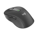 Logitech Signature M650 Wireless Mouse, Large, 2.4 GHz Frequency, 33 ft Wireless Range, Right Hand Use, Graphite (910006231)