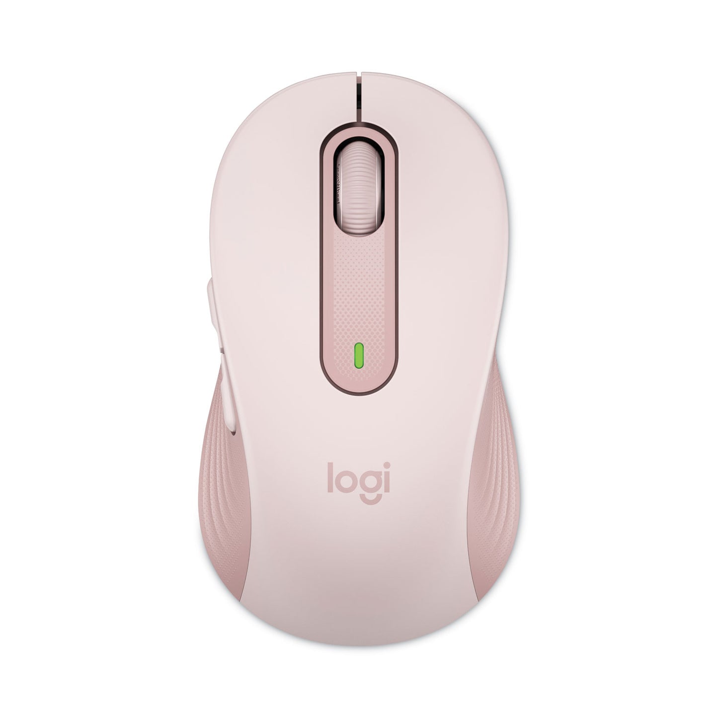 Logitech Signature M650 Wireless Mouse, Medium, 2.4 GHz Frequency, 33 ft Wireless Range, Right Hand Use, Rose (910006251)