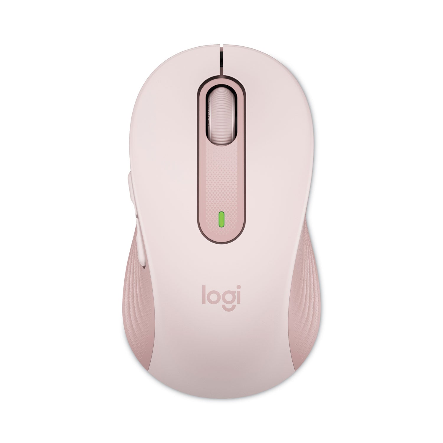 Logitech Signature M650 Wireless Mouse, Medium, 2.4 GHz Frequency, 33 ft Wireless Range, Right Hand Use, Rose (910006251)
