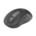 Logitech Signature M650 Wireless Mouse, Large, 2.4 GHz Frequency, 33 ft Wireless Range, Right Hand Use, Graphite (910006231)