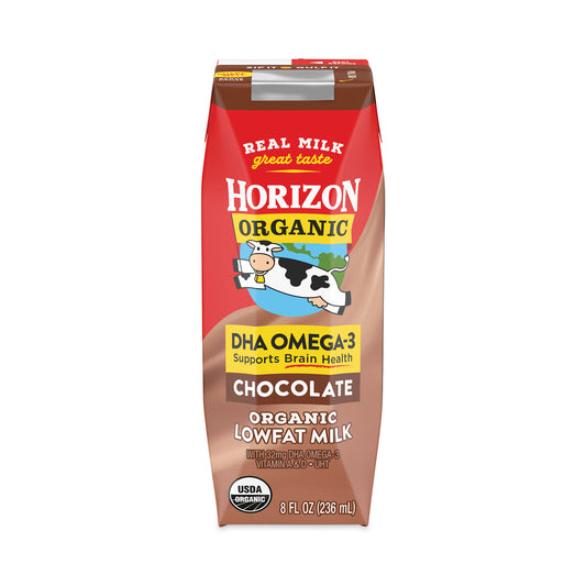 Horizon Organic Low Fat Milk, Chocolate, 8 oz, 18/Carton (22000536)