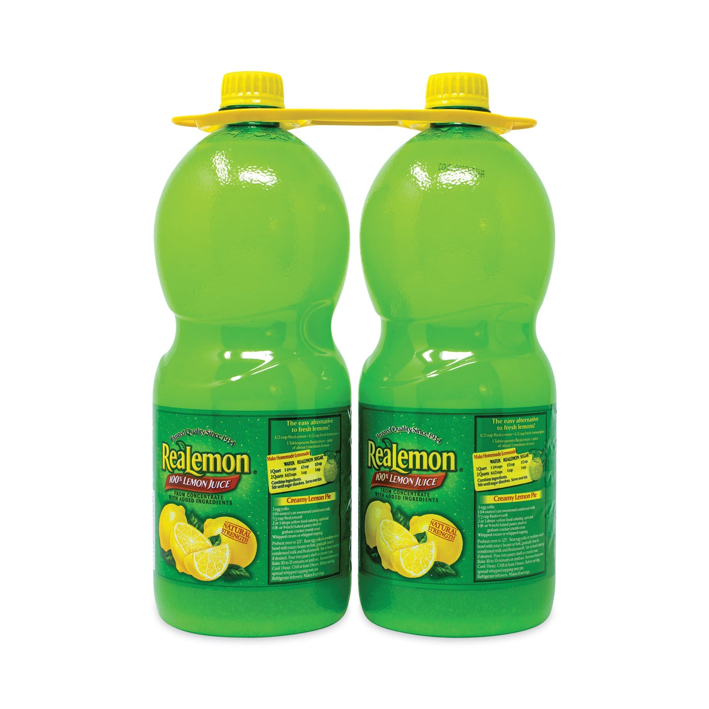 ReaLemon 100% Lemon Juice from Concentrate, 48 oz Bottle, 2/Carton (22000913)