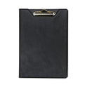 Samsill Value Padfolio, Heavyweight Sealed Vinyl, Brass Clip, Inside Front Pocket, Black (71410)