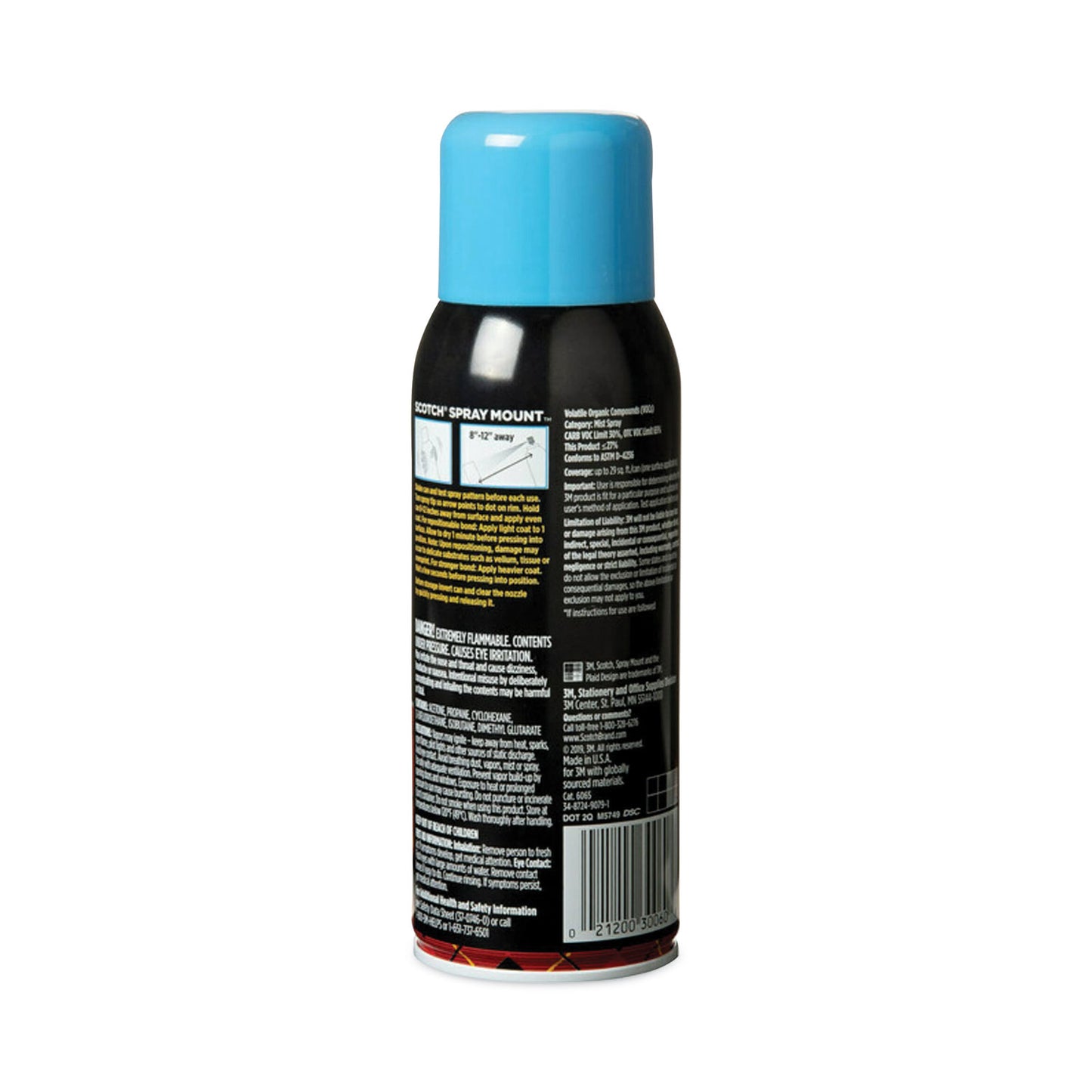 Scotch Spray Mount Repositionable Adhesive, 10.25 oz, Dries Clear (6065)