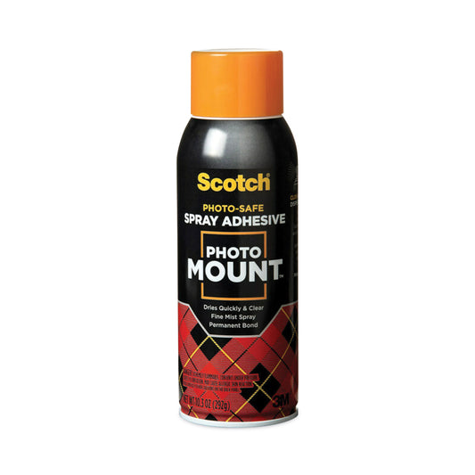 Scotch Photo Mount Spray Adhesive, 10.25 oz, Dries Clear (6094)