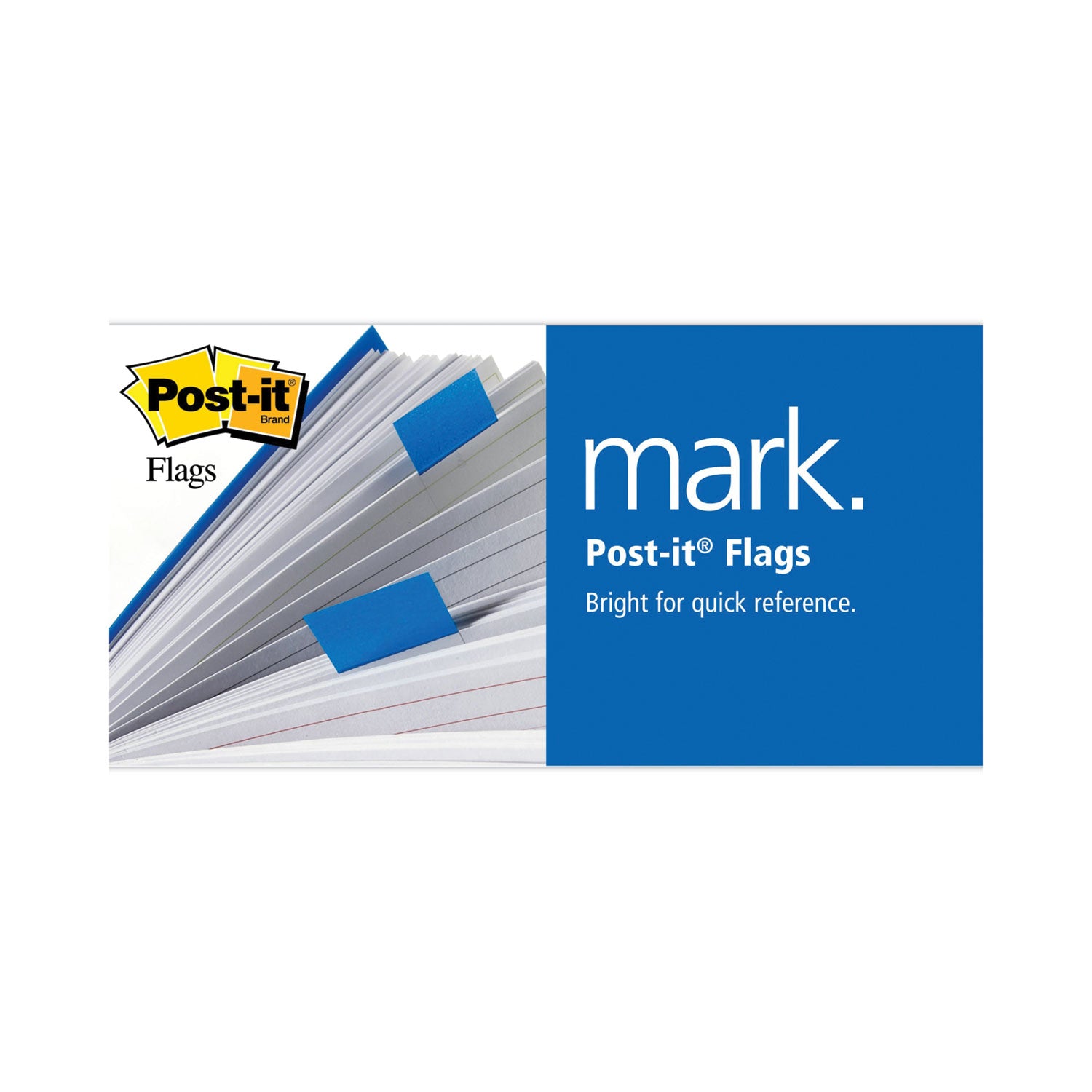 Post-it Highlighting Page Flags, 4 Bright Colors, 0.5 x 1.75, 35/Color, 4 Dispensers/Pack (6834ABX)