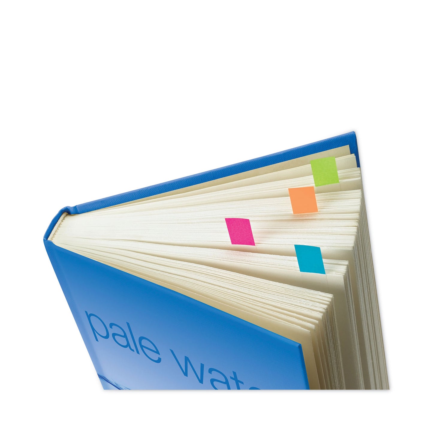 Post-it Small Page Flags in Dispensers, 0.5 x 1.75, Four Colors, 35/Color, 4 Dispensers/Pack (6834AB)