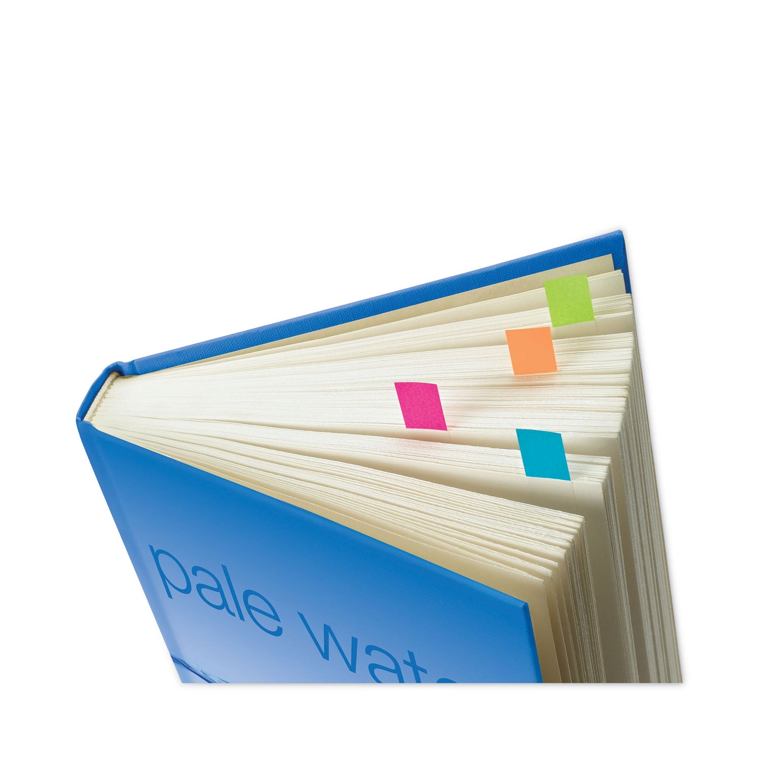 Post-it Small Page Flags in Dispensers, 0.5 x 1.75, Four Colors, 35/Color, 4 Dispensers/Pack (6834AB)