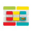 Post-it Plain Solid Color Tabs Value Pack, (66) 1/5-Cut 1" Wide, (48) 1/3-Cut 2" Wide, Assorted Colors and Sizes, 114/Pack (686VAD2)