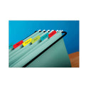 Post-it 2" Plain Solid Color Angled Tabs, 1/5-Cut, Assorted Colors, 2" Wide, 24/Pack (686AALYR)