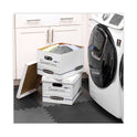 Bankers Box STOR/FILE Storage Box, Letter/Legal Files, 12.5" x 16.25" x 10.5", White, 6/Pack (5703604)