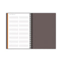 AT-A-GLANCE Plan. Write. Remember. Planning Notebook Two Days Per Page , 9 x 6, Gray Cover, Undated (80620330)