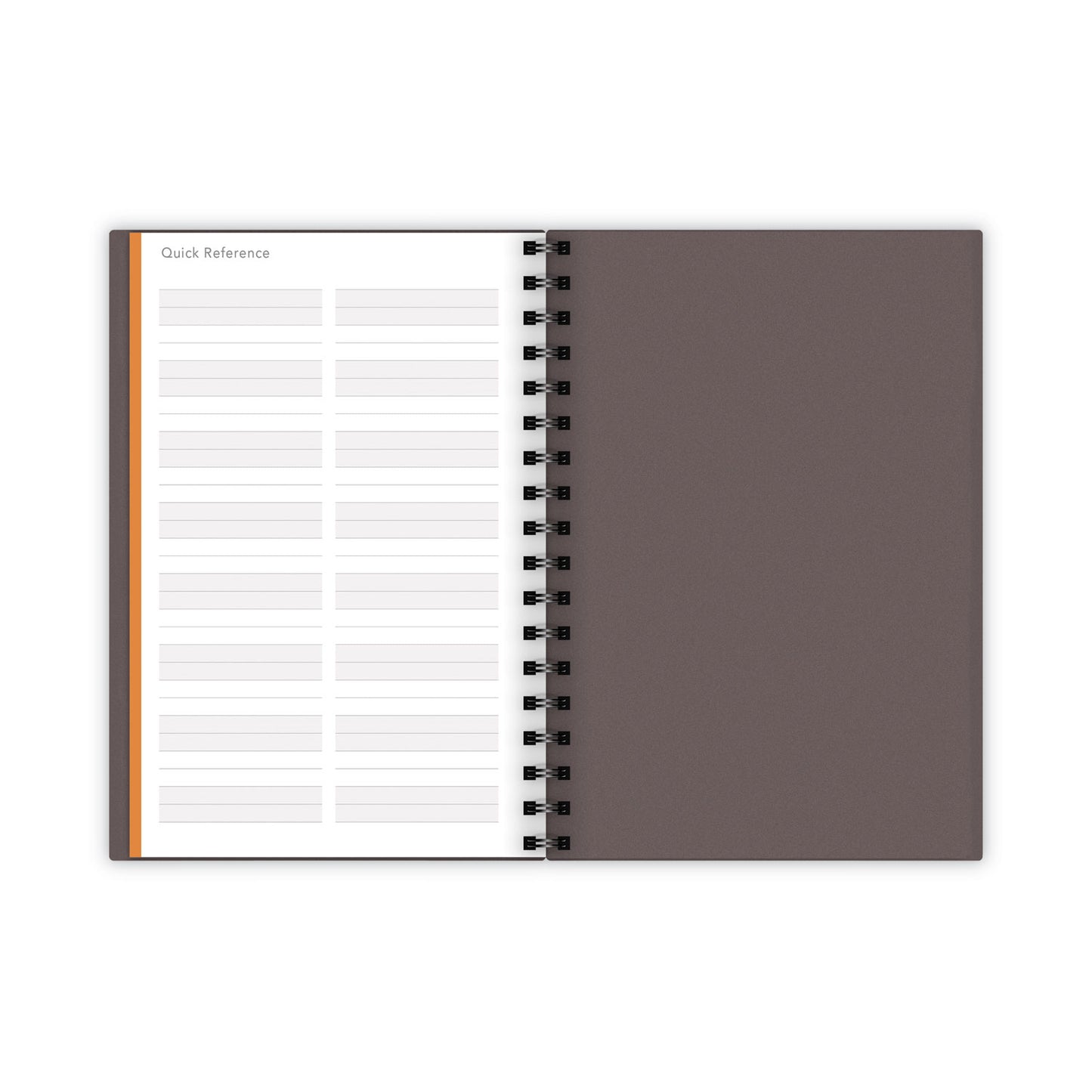 AT-A-GLANCE Plan. Write. Remember. Planning Notebook Two Days Per Page , 9 x 6, Gray Cover, Undated (80620330)