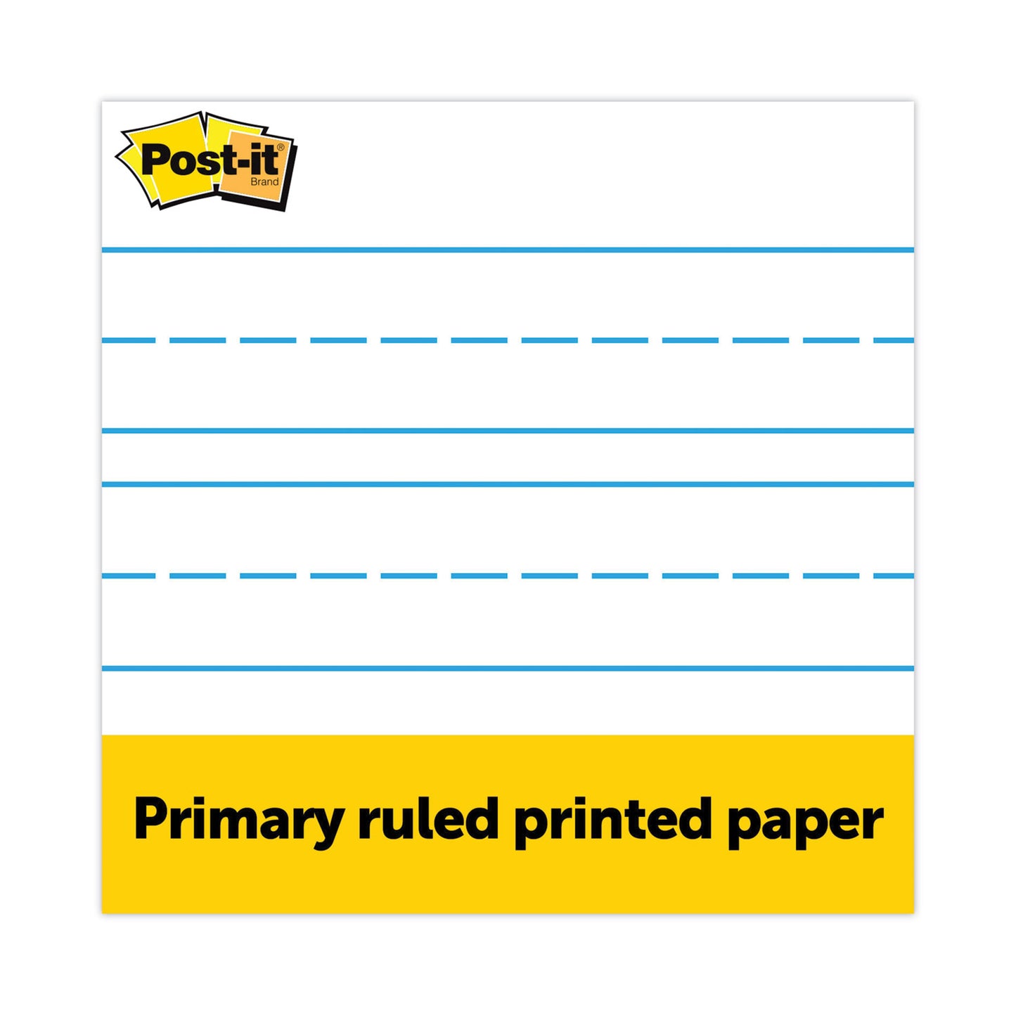 Post-it Self-Stick Tabletop Easel Pad with Command Strips, Presentation Format (1.5" Rule), 20 x 23, White, 20 Sheets (563PRL)