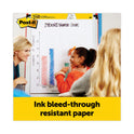 Post-it Self-Stick Tabletop Easel Pad with Command Strips, Presentation Format (1.5" Rule), 20 x 23, White, 20 Sheets (563PRL)