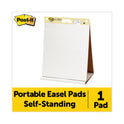 Post-it Original Tabletop Easel Pad with Self-Stick Sheets, Unruled, 20 x 23, White, 20 Sheets (563R)