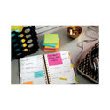 Post-it Original Pads in Poptimistic Collection Colors, 1.38" x 1.88", 100 Sheets/Pad, 12 Pads/Pack (653AN)