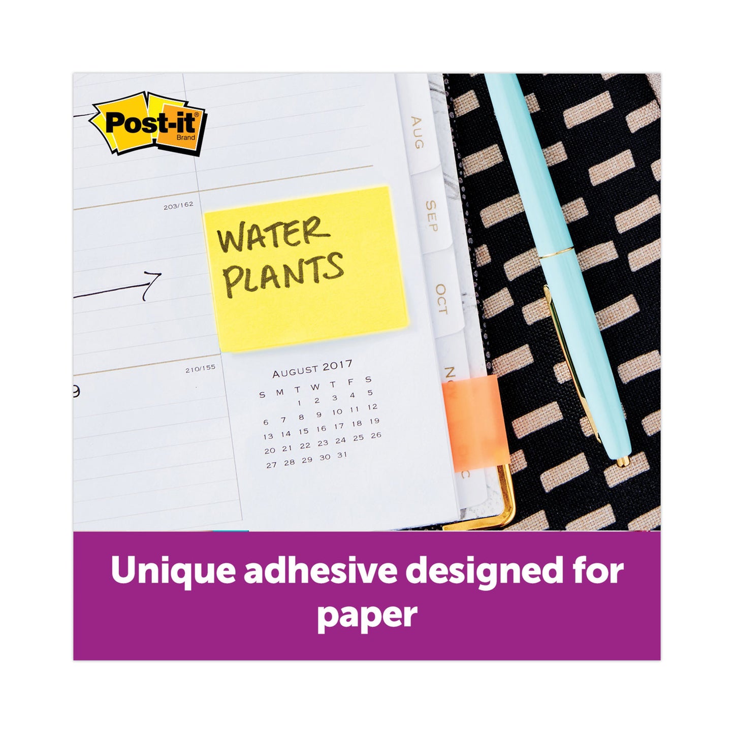 Post-it Original Recycled Note Pads, 1.5" x 2", Canary Yellow, 100 Sheets/Pad, 12 Pads/Pack (653RPYW)