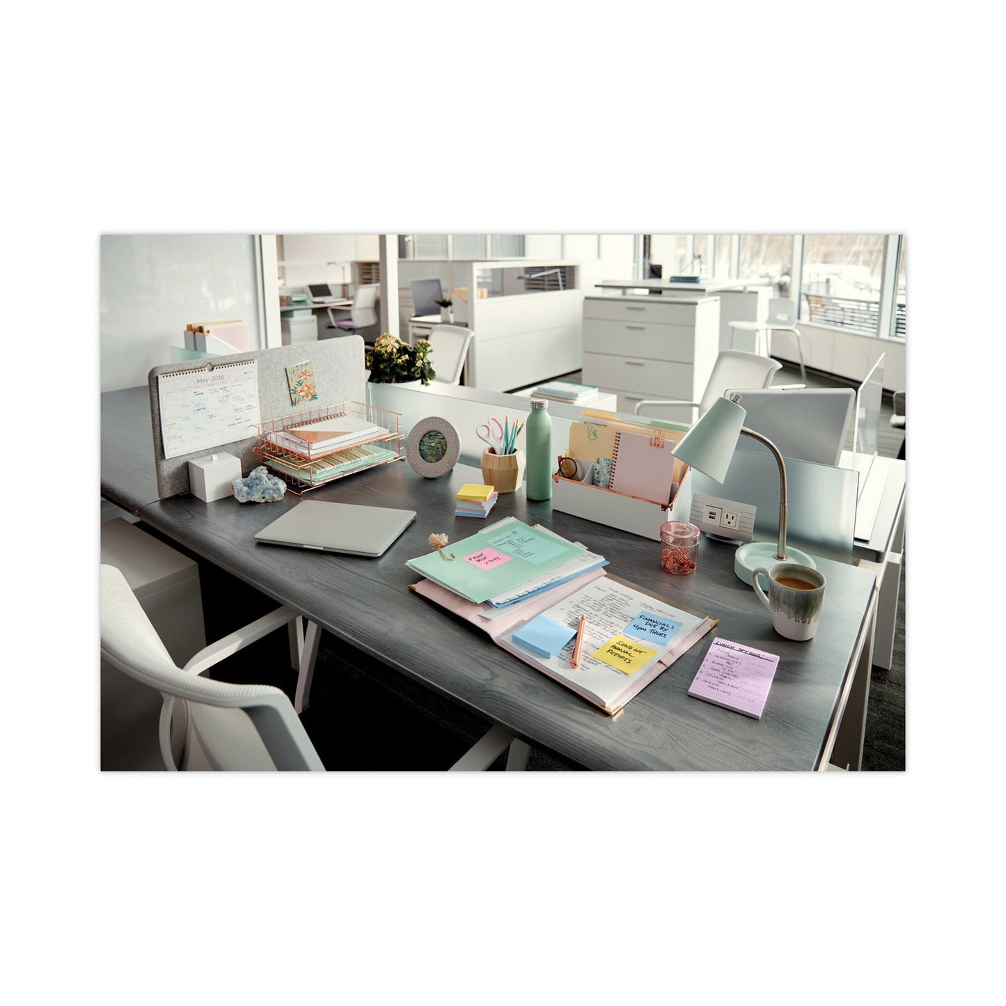 Post-it Original Recycled Note Pads, 3" x 3", Sweet Sprinkles Collection Colors, 100 Sheets/Pad, 12 Pads/Pack (654RPA)