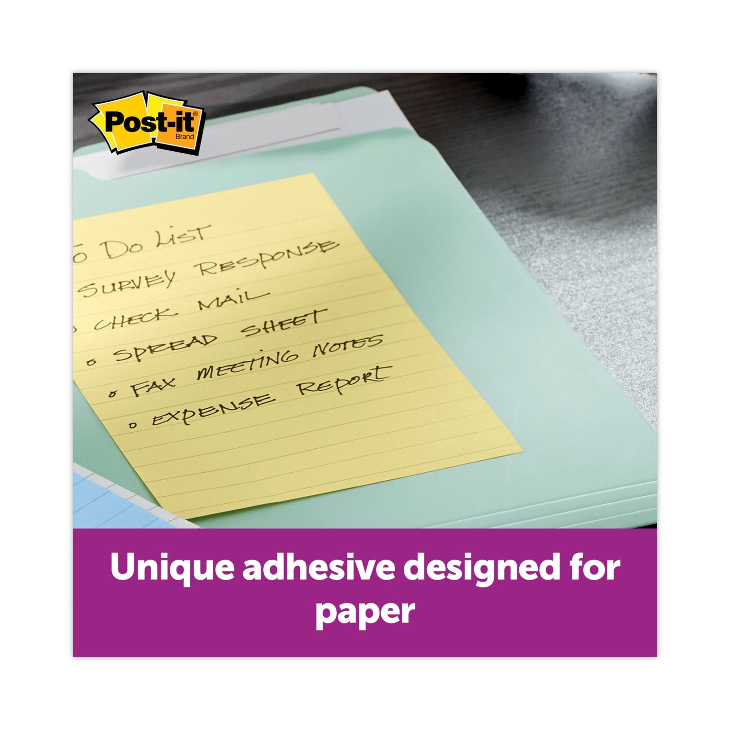 Post-it Original Pads in Canary Yellow, Note Ruled, 4" x 6", 100 Sheets/Pad, 12 Pads/Pack (660YW)