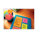 Post-it Original Pads in Poptimistic Collection Colors, Note Ruled, 3" x 3", 100 Sheets/Pad, 6 Pads/Pack (6306AN)