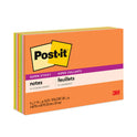 Post-it Meeting Notes in Energy Boost Collection Colors, 6" x 4", 45 Sheets/Pad, 8 Pads/Pack (6445SSP)